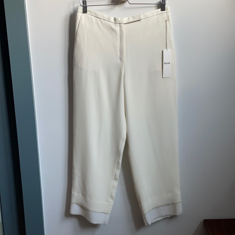EDUN x Barney’s NY silk trouser